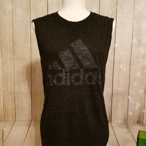 Adidas womens athletic drop hem muscle tee